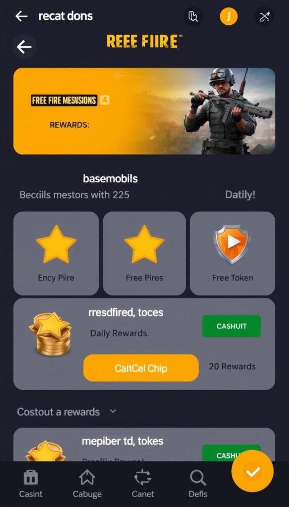 Aplicación Rewarded Play con misiones de Free Fire y recompensas Aplicación Rewarded Play con misiones de Free Fire y recompensas